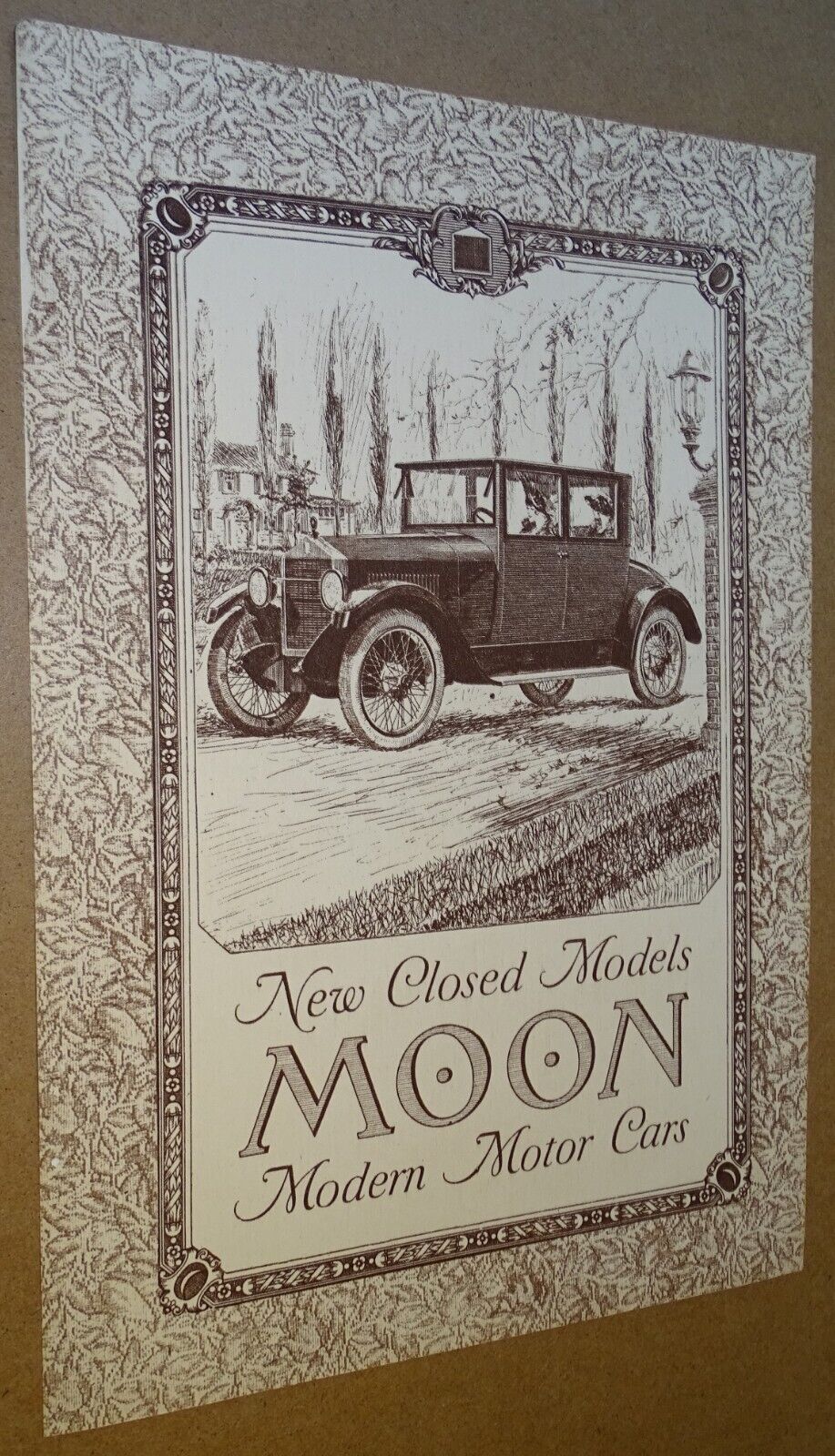 Moon Motor Cars circa 1920s Ad
