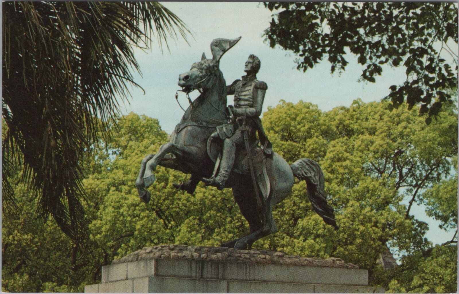 ZAYIX Postcard General Andrew Jackson Monument New Orleans Louisiana 102022-PC66
