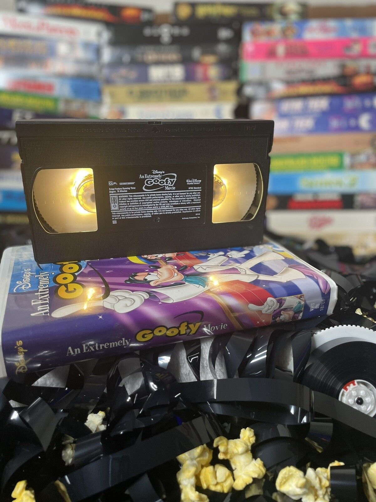 Walt Disney A Goofy Movie VHS Custom Led Lamp Max Powerline Collectible Rare Pin