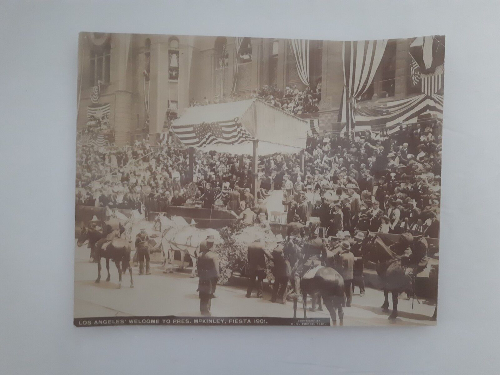 1901 Picture Los Angeles' Welcome to Pres. McKinley, Fiesta 1901 Kodak