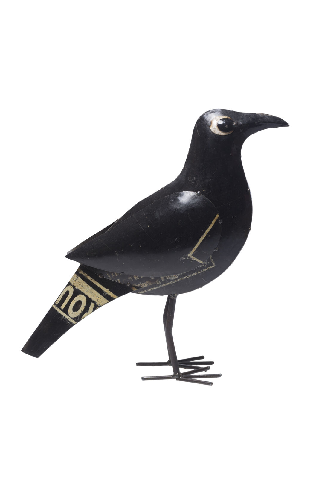 De Kulture Handcrafted Recycled Iron Crow