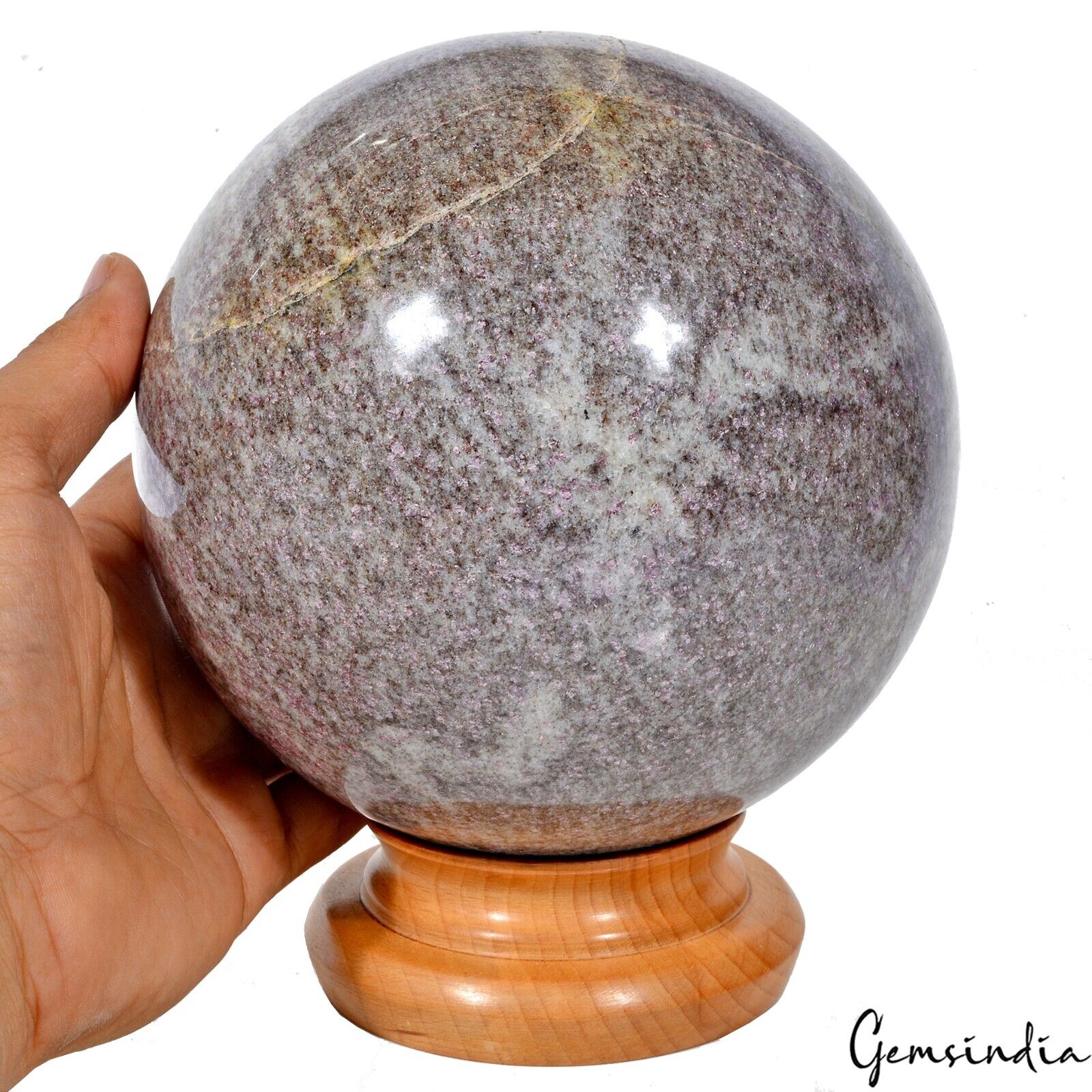 Huge 5.6 Kilo Natural Spinel in Matrix Minerals Crystal Healing Sphere Gemstone