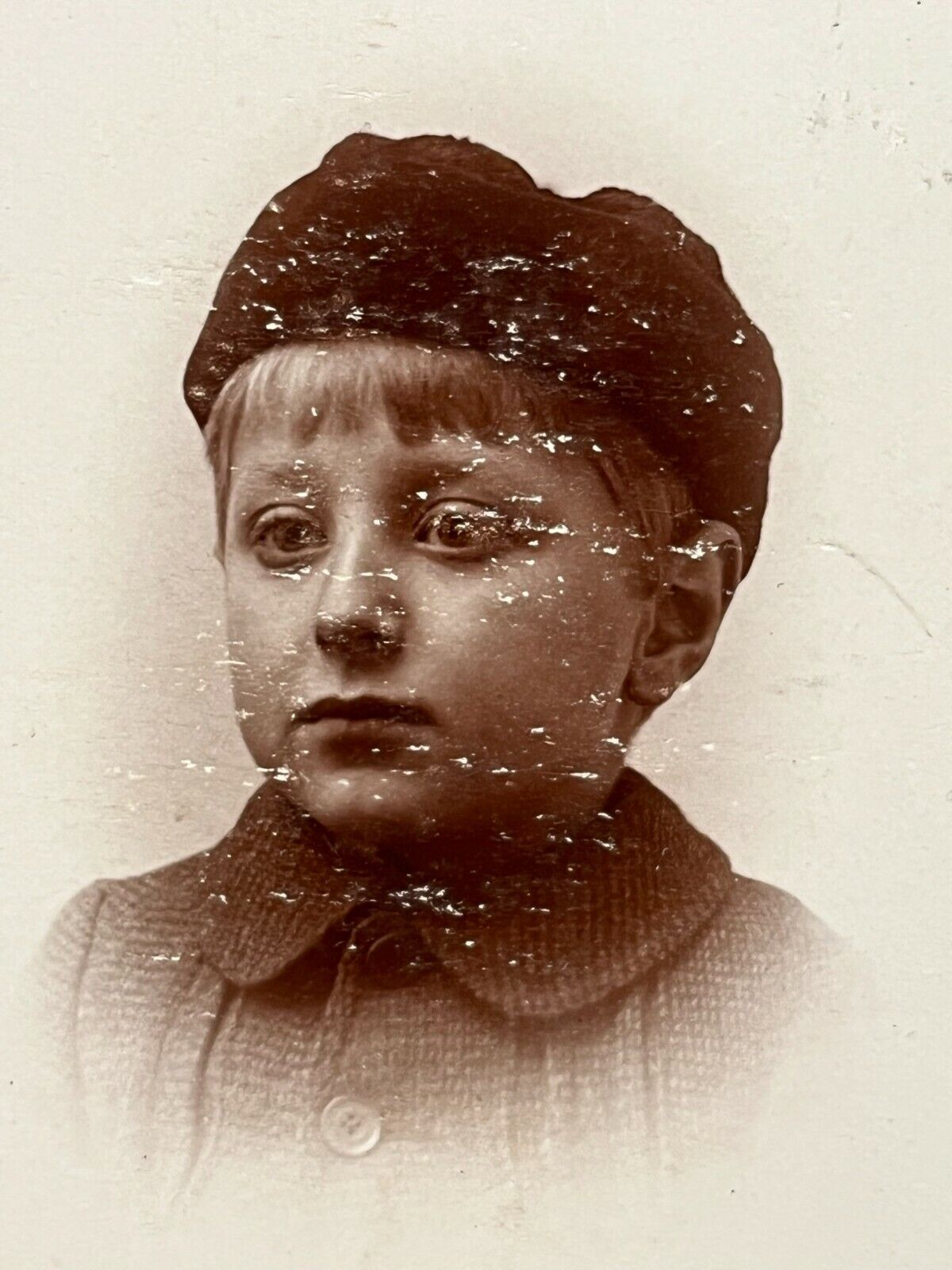Wheeling West Virginia Cabinet Photo HENRY VINCENT ORNOLD Boy c.1890