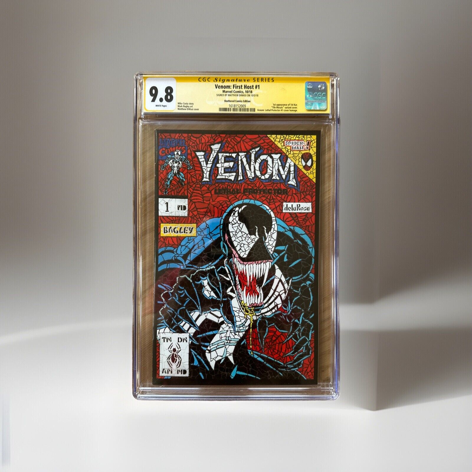 Venom First Host #1 Bagley Shattered Variant SS CGC 9.8