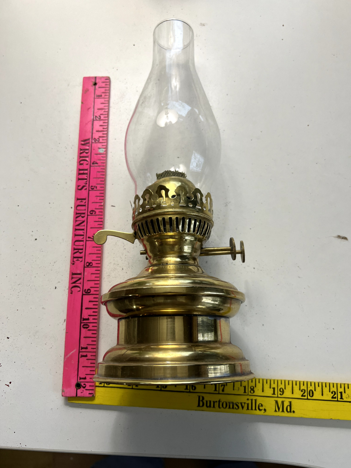 Jan’s of LONDON ENGLAND Vintage Antique oil lamp burner BRITISH STYLE RARE