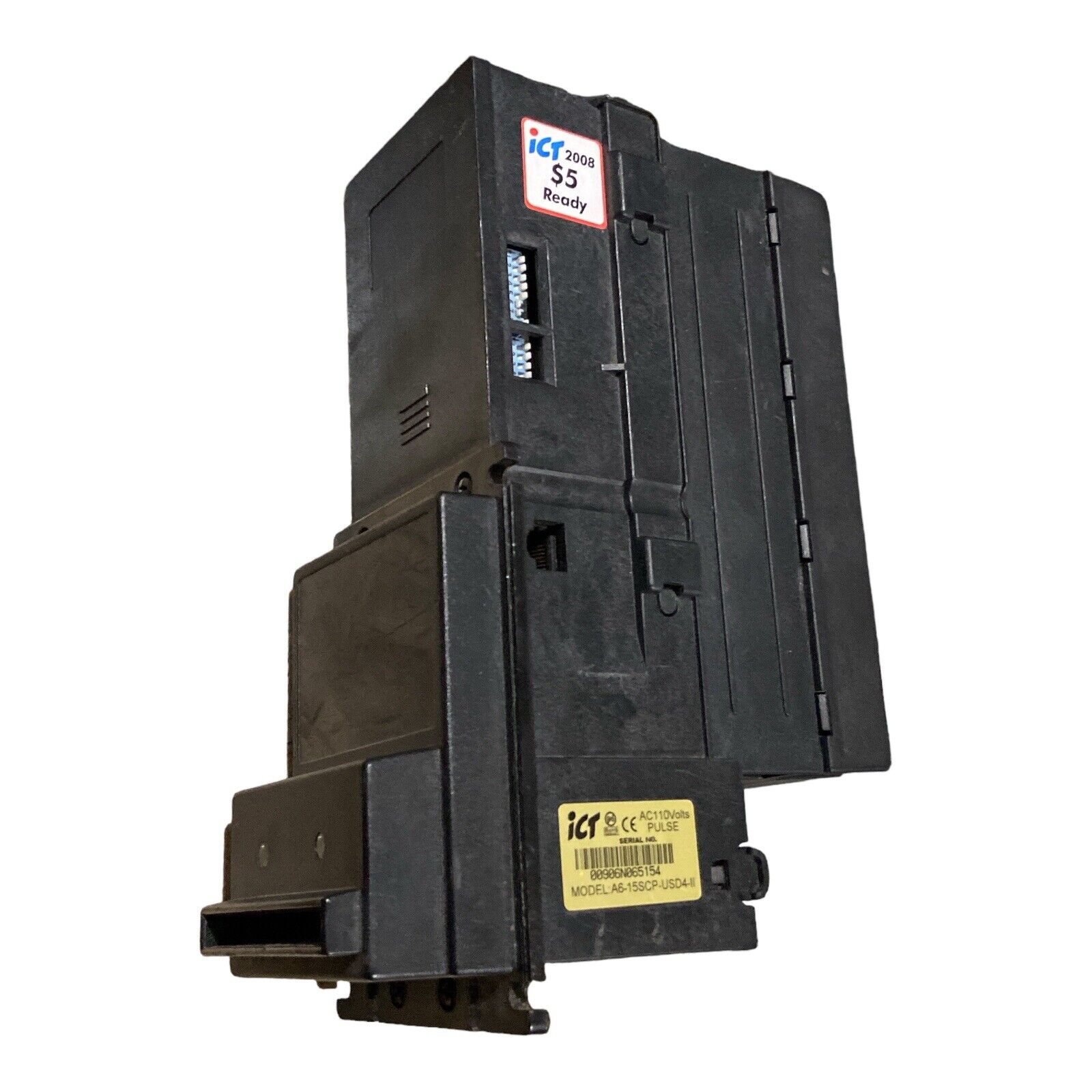 ICT A-6 15SCP-USD4-11 110v Bill Acceptor With Bill Box