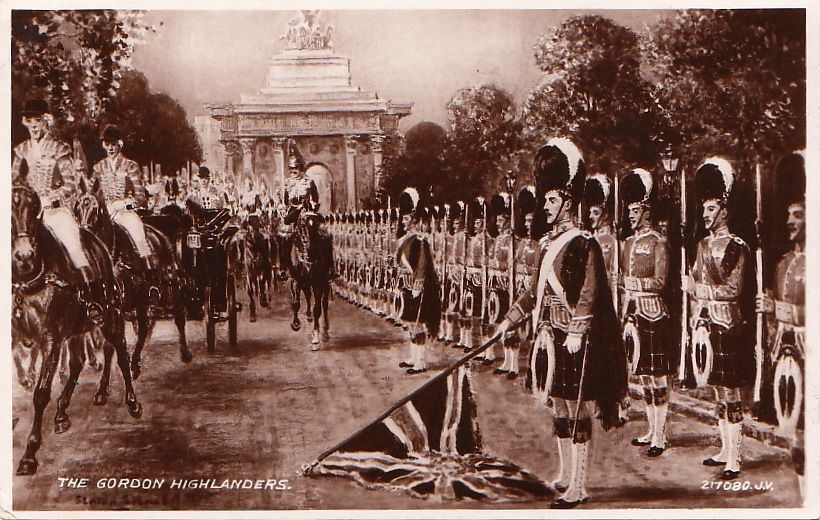 Postcard The Gordon Highlanders UK