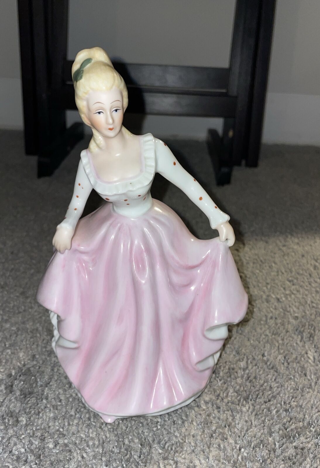 vintage victorian woman figurine