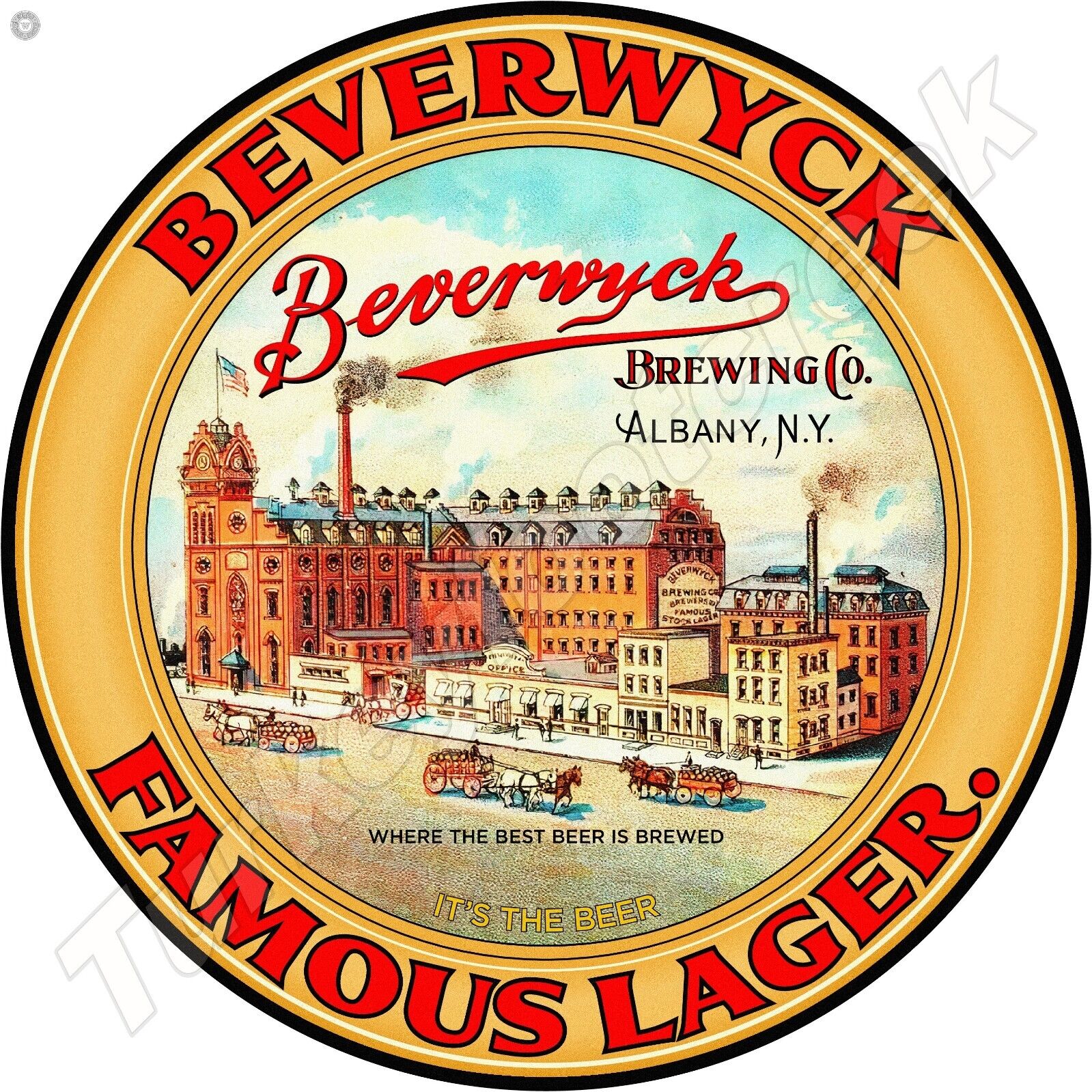 Beverwyck Brewing Co, Albany,Ny 11.75\
