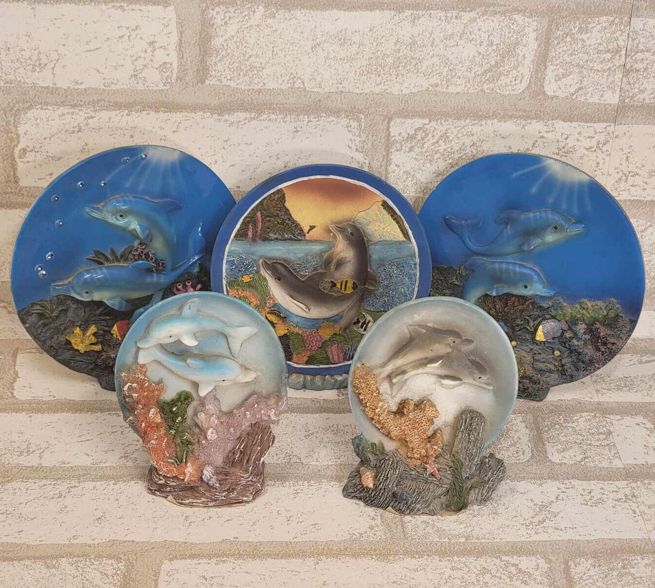 Y2K 90s K’s Collection Limited Edition The Oceans The Limit Dolphin Plate Decor