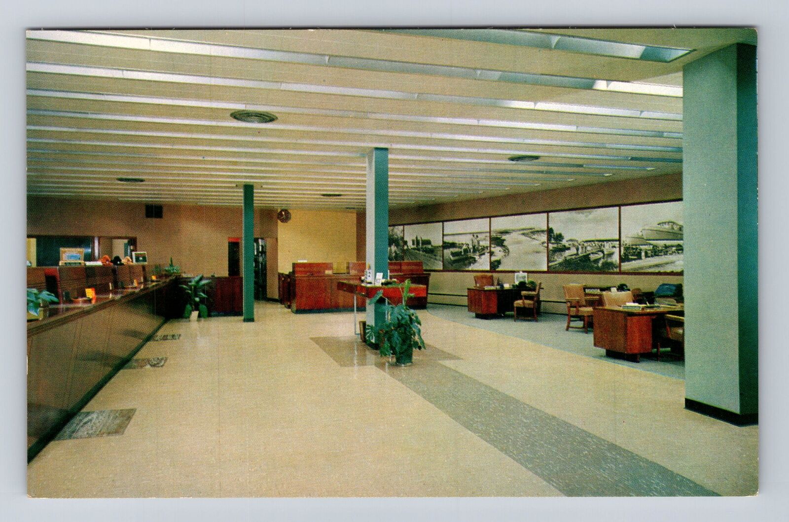 Sturgeon Bay WI-Wisconsin, Bank Of Sturgeon Bay, Advertising, Vintage Postcard