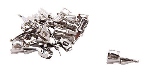 Pencil Clips 100 Pack Chrome (67953)