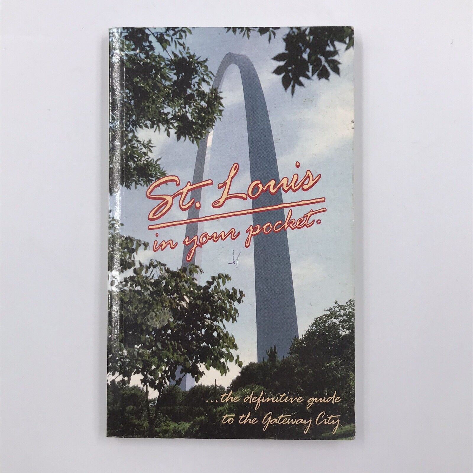 Vintage 1991 Welcome St Louis MO Pocket Travel Guide Retro Paperback City Book