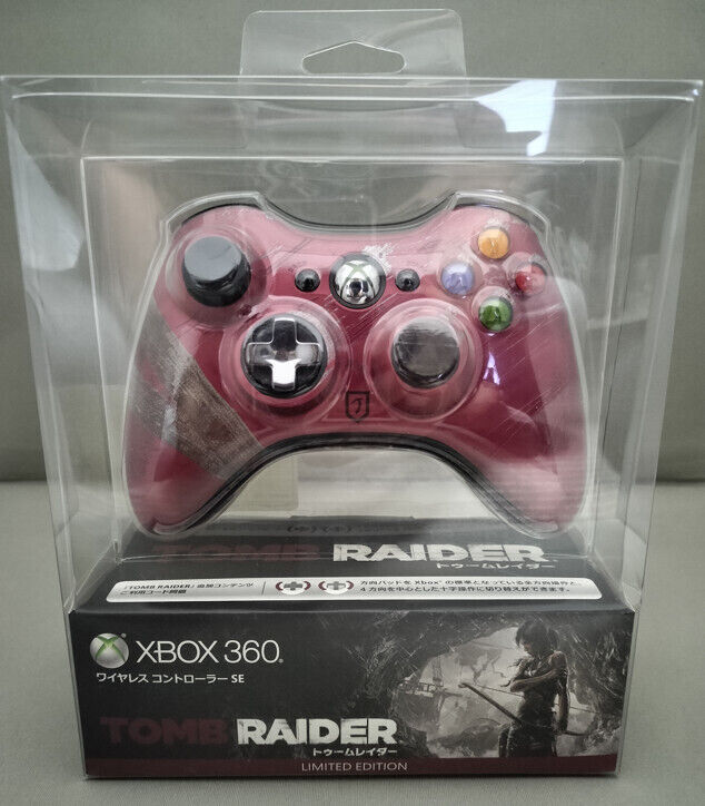 Super valuable xbox360 controller tomb raider limited model new unopened