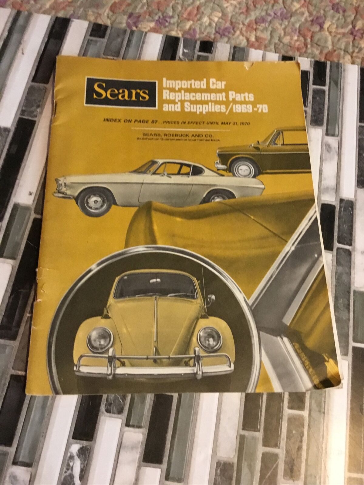 SEARS 1969-70 IMPORTED CAR REPLACEMENT PARTS SUPPLIES CATALOG VW PORSCHE ETC