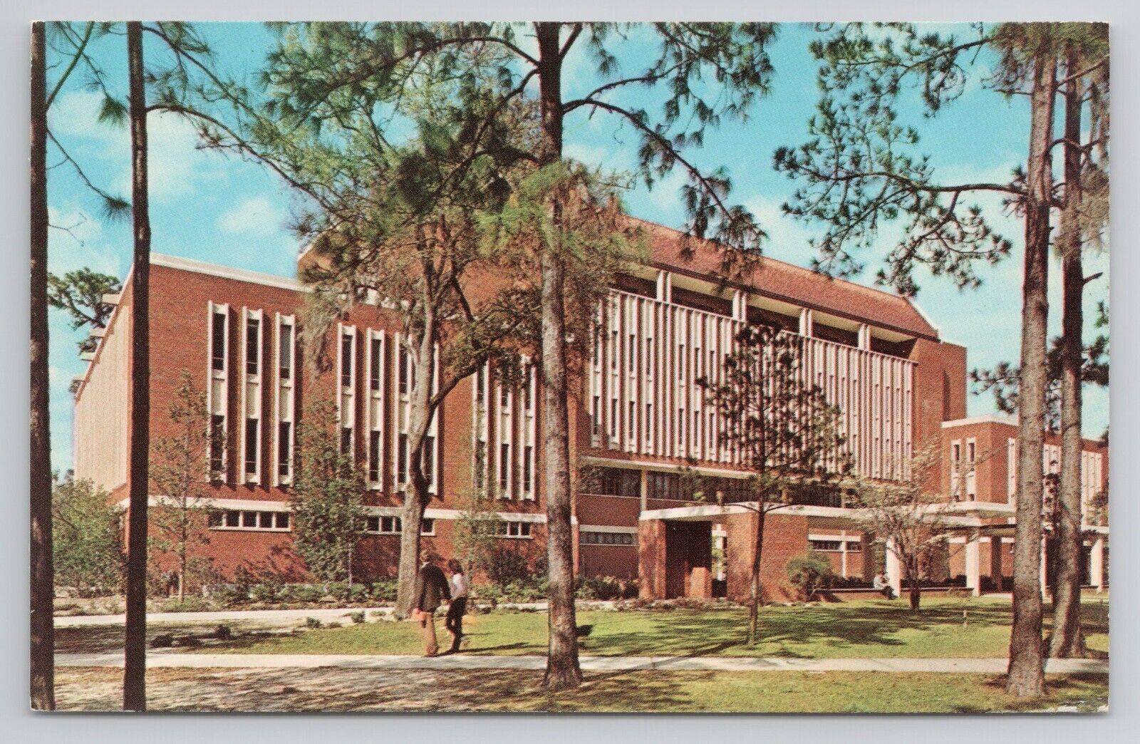 The Graduate Research Library University Of Florida Gainesville Florida Postcard