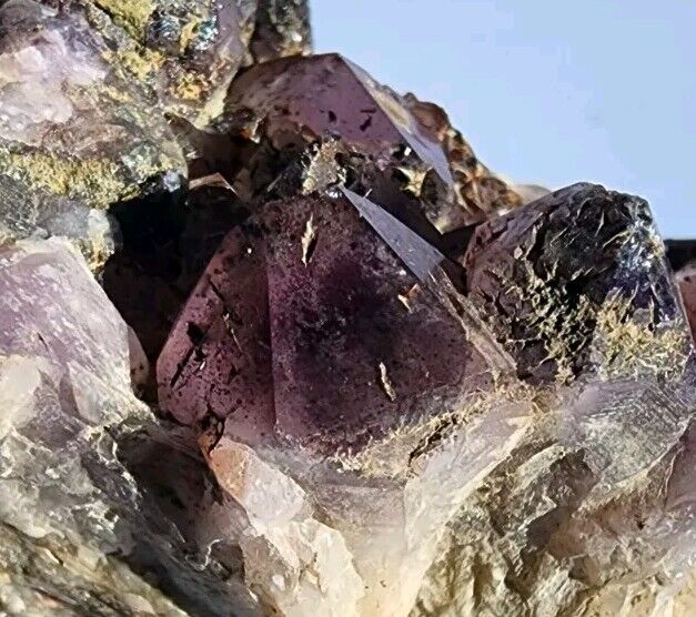 Rare Thunder Bay Amethyst Cluster Ontario Canada. Hematized Crystal (345 grams)