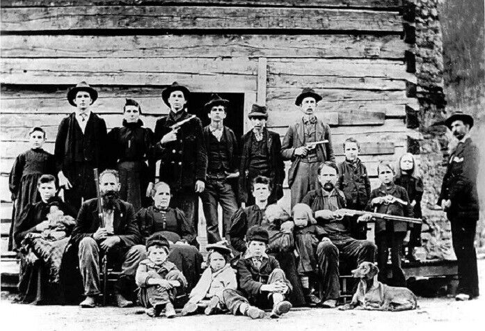 Hatfield Clan of the Hatfield and McCoy Family Feud Hillbilly 13\