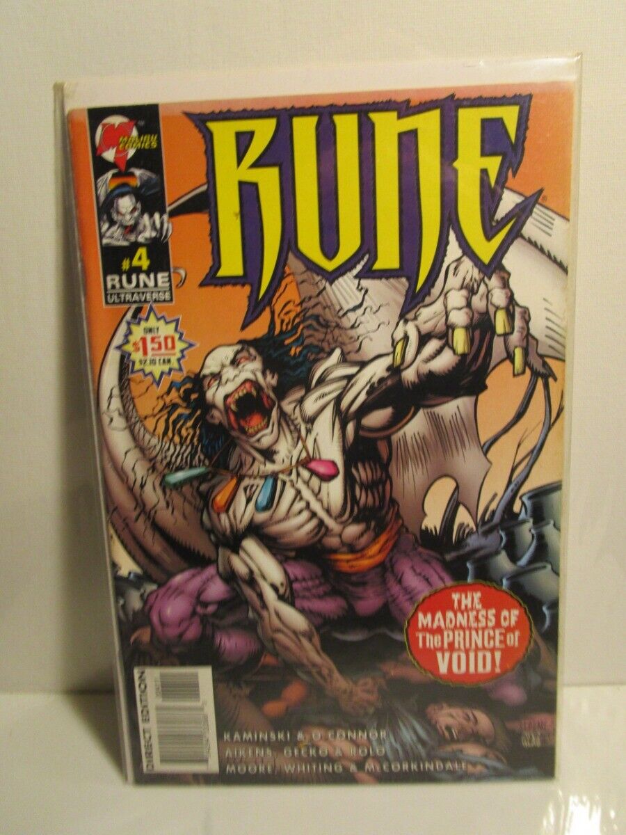 Rune (Vol. 2) #4 (Jan 1996, Malibu) BAGGED BOARDED