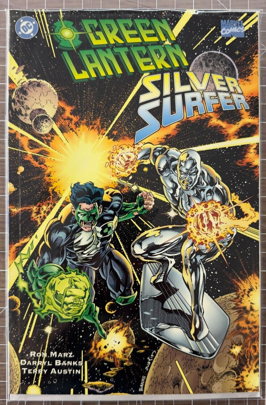 Green Lantern Silver Surfer Unholy Alliances Trade DC vs Marvel Comic 8.0-9.0