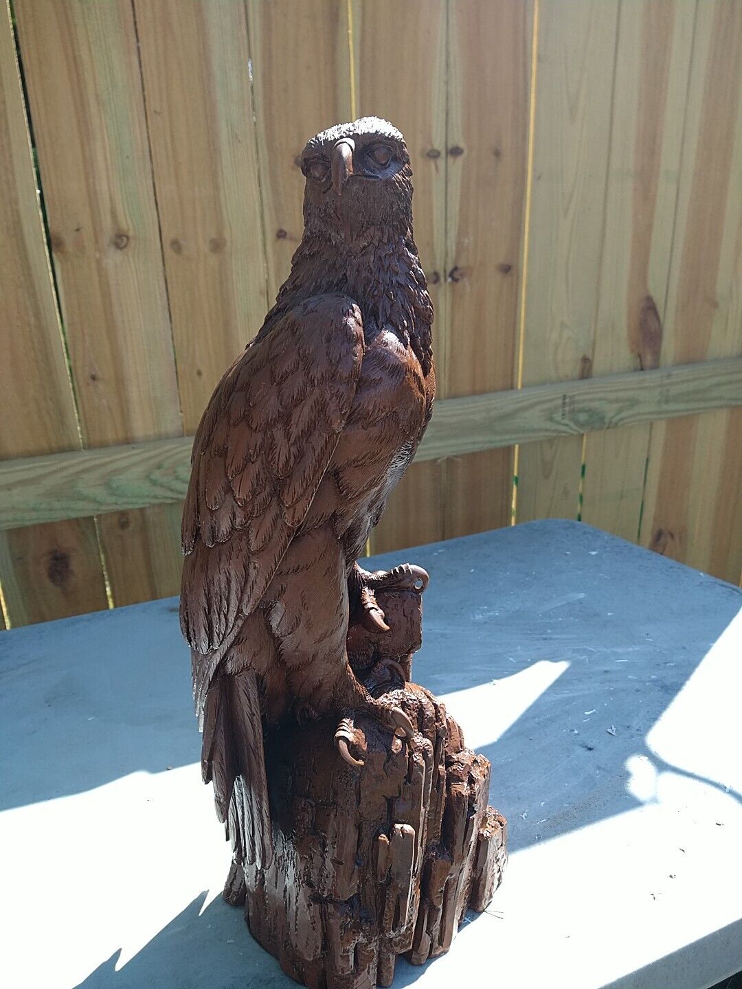 Vintage 1980 Red Mill Bald Eagle Large Statue 