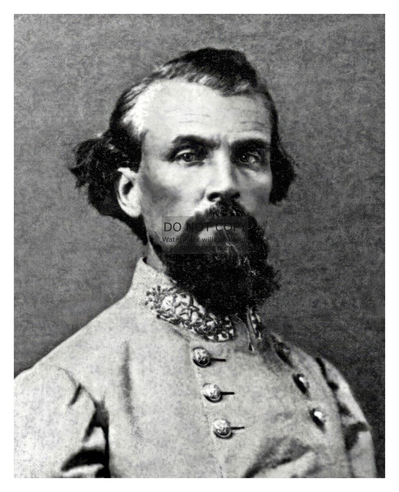 NATHAN BEFORD FORREST CONFEDERATE CIVIL WAR GENERAL 8X10 PHOTO