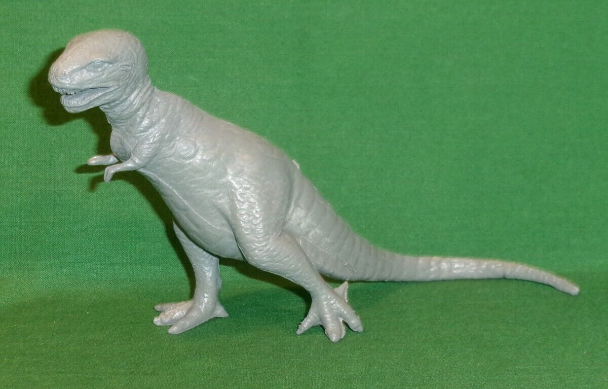Vintage Marx T-Rex Dinosaur Figure Gray 1950s-1960s Playset Tyrannosaurus