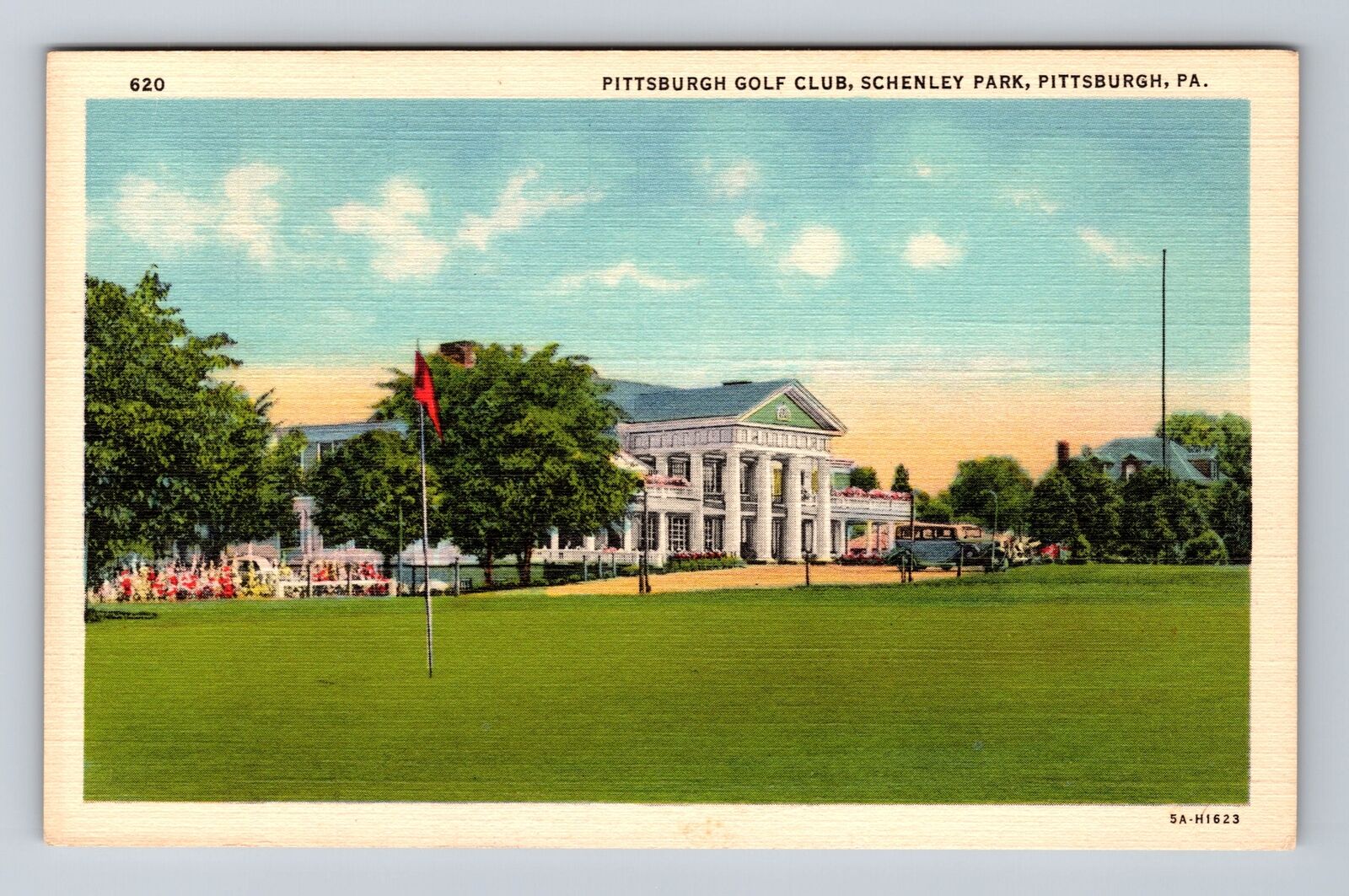 Pittsburgh PA-Pennsylvania, Schenley Park Pittsburgh Golf Club Vintage Postcard