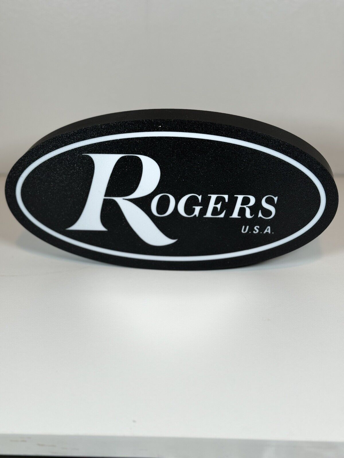 Rogers Drums light box sign