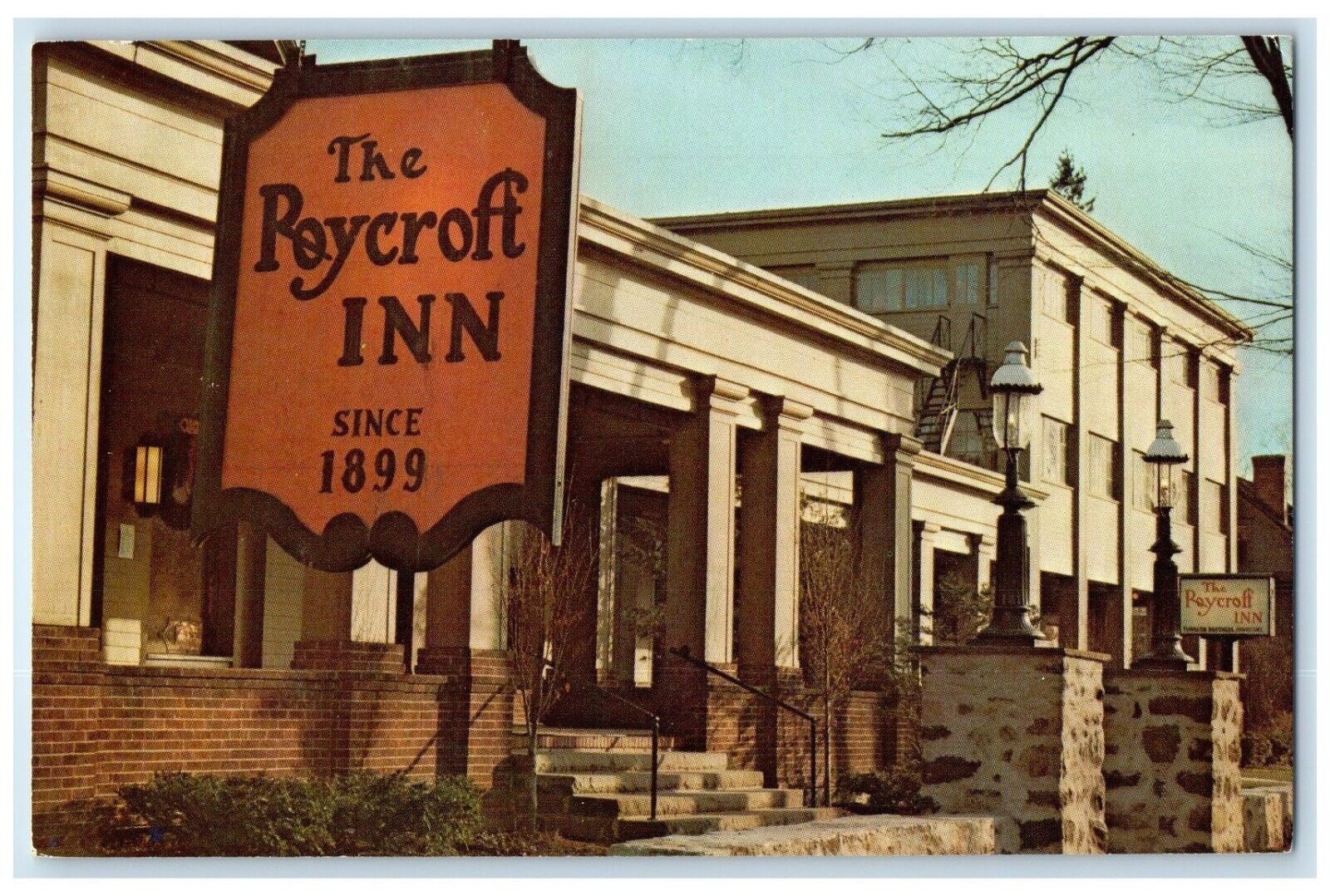 c1960 The Roycroft Inn Grove Street Craftsmen East Aurora New York NY Postcard