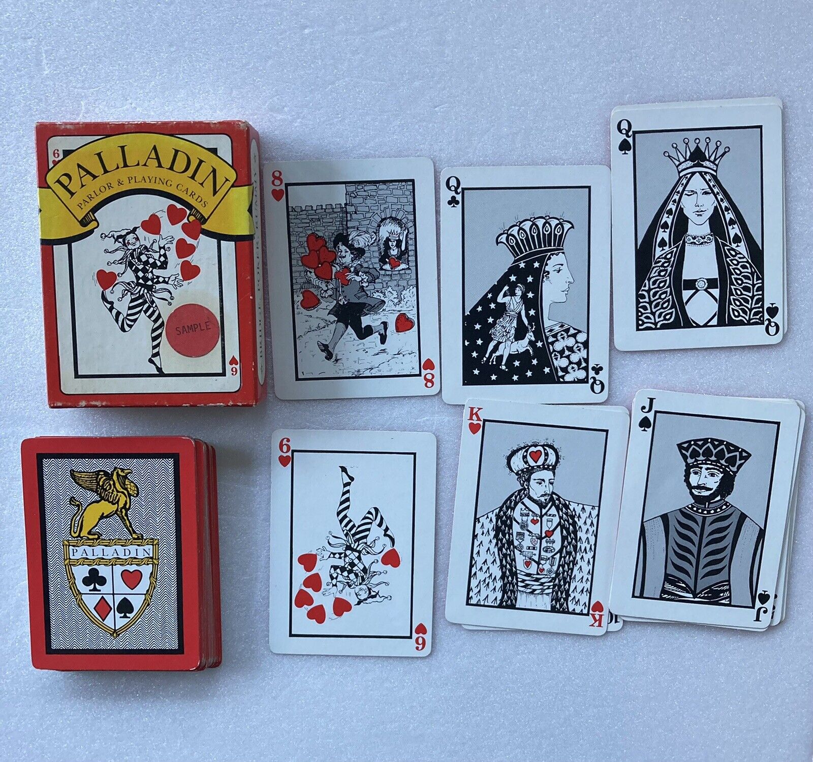 Very Rare 1983 Palladin Parlor And Playing Cards Prototype Sample Deck USA 27