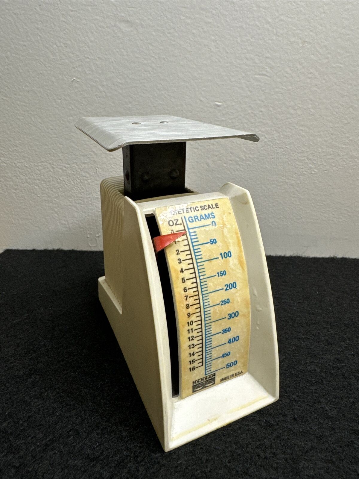 Vintage Hanson 4 Inch Dietetic Scale Up To 16 Oz Made In the USA