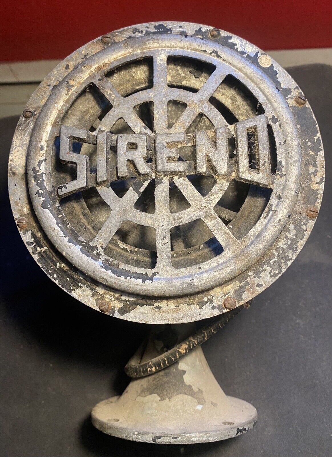 Antique Sireno Ambulance/ Firetruck Siren, Original, Rare - Untested