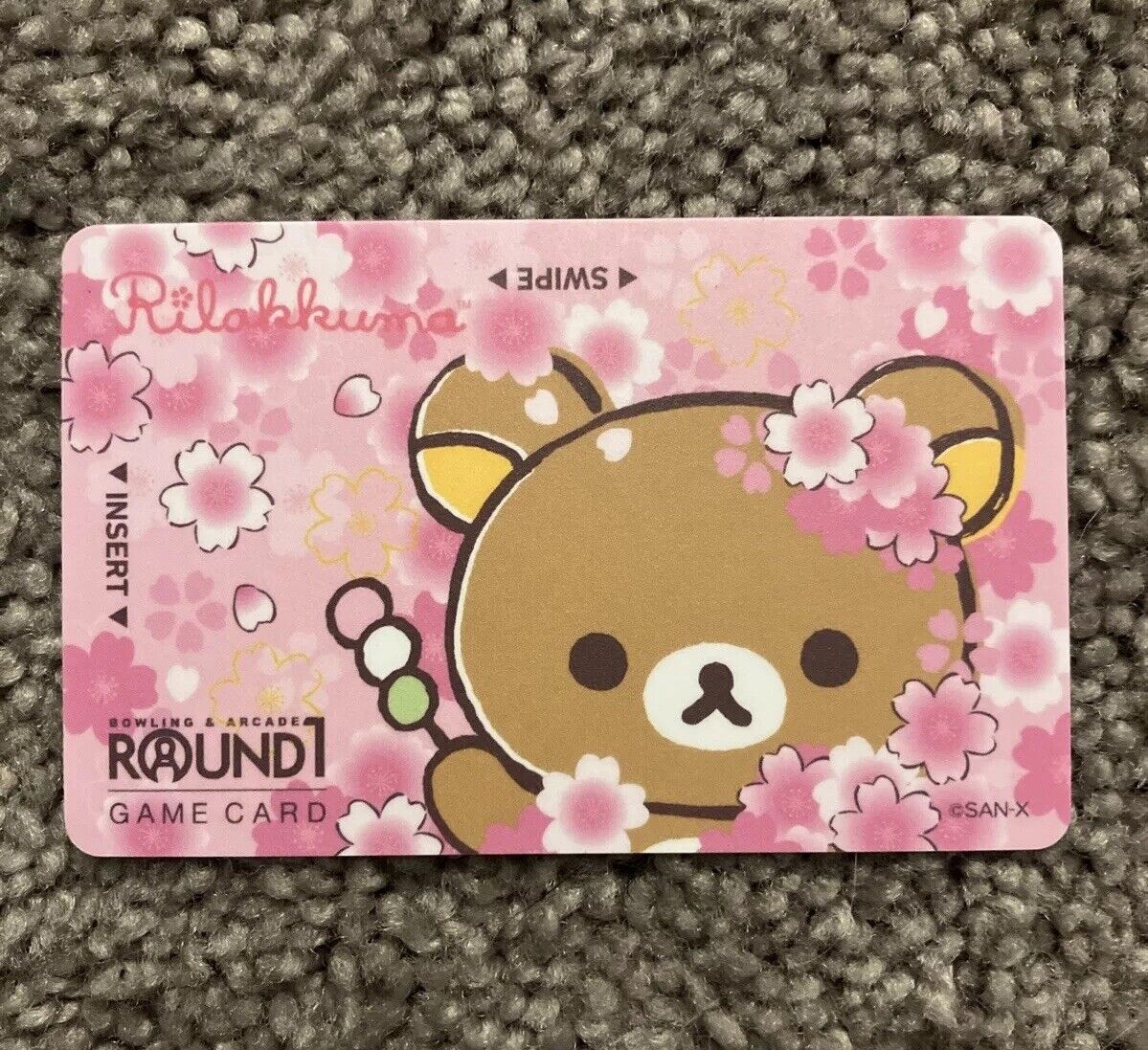 Round1 Rilakkuma Limited Edition Game Card