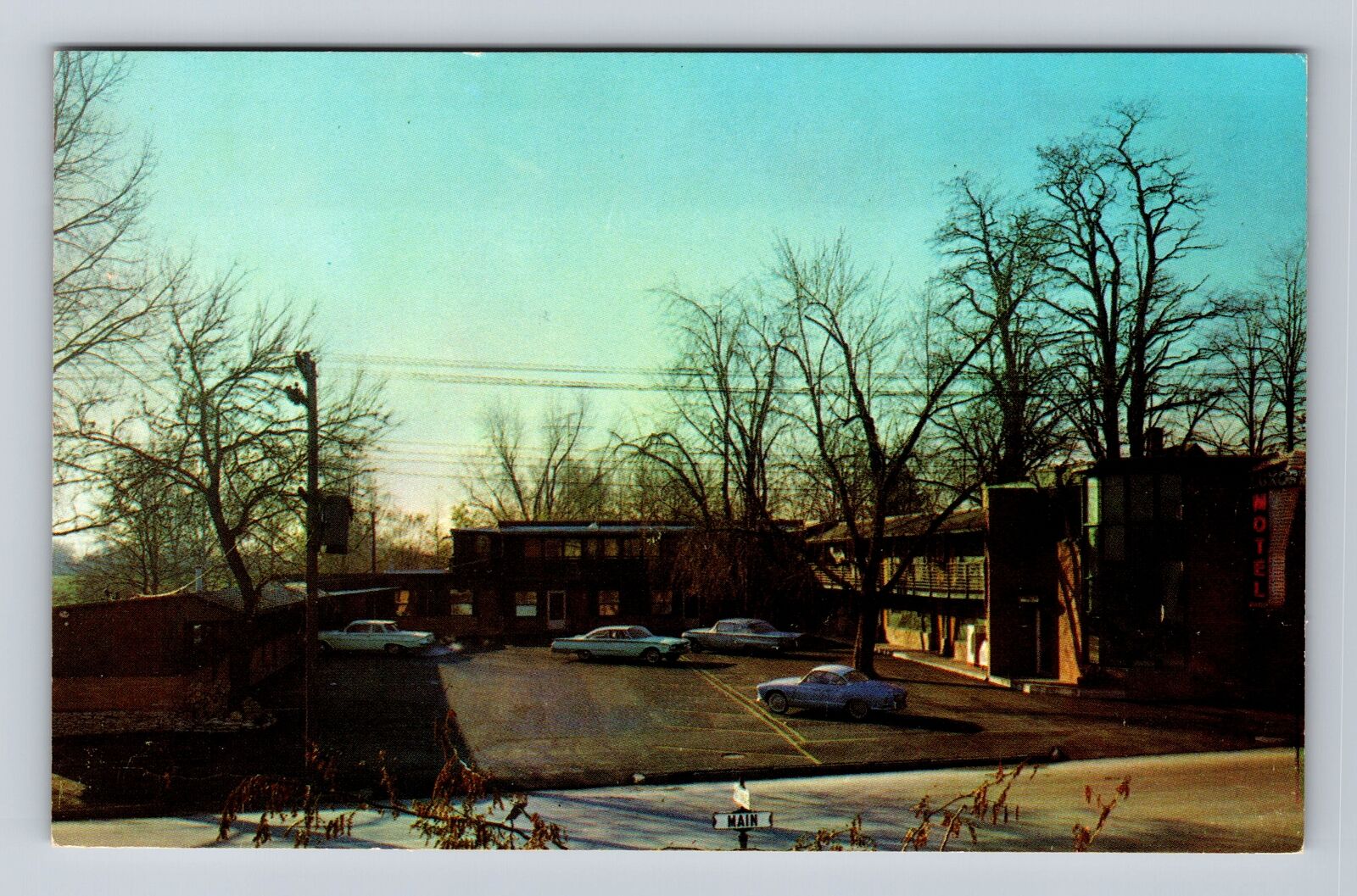 Danville IL-Illinois, The Luxor Motel, Souvenir, Antique, Vintage Postcard