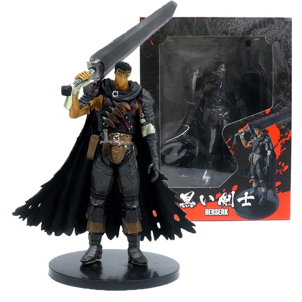 Berserk Guts Black Swordsman ver. Action Figure PVC Anime Model Toy NEW WITH BOX