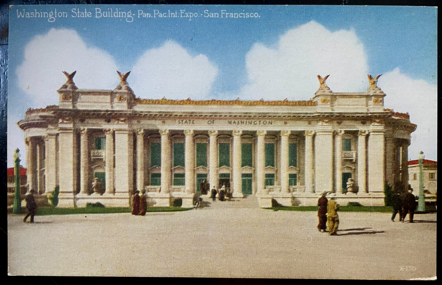 Vintage Postcard 1915 Washington State, Panama-Pacific Expo, San Francisco, CA