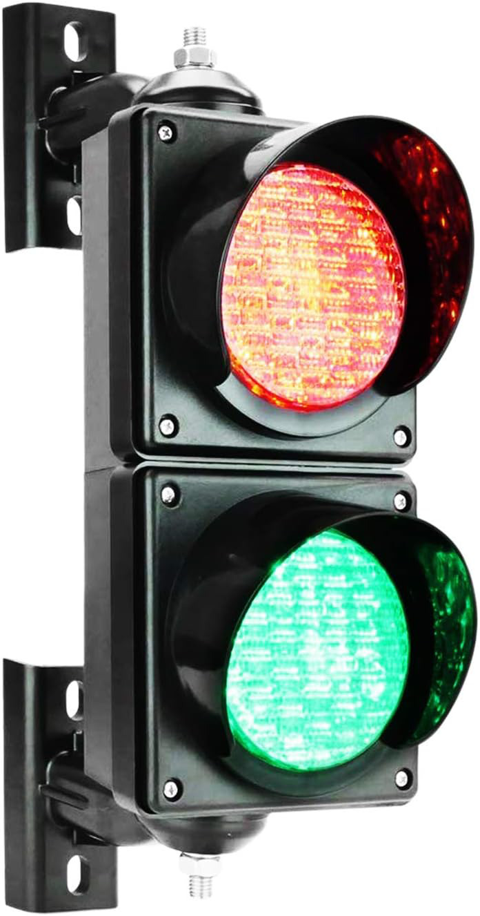 BBMi 100mm(4inch) Traffic Light, Red/Green Stop and Go Light, DC9-36V Traffic Si