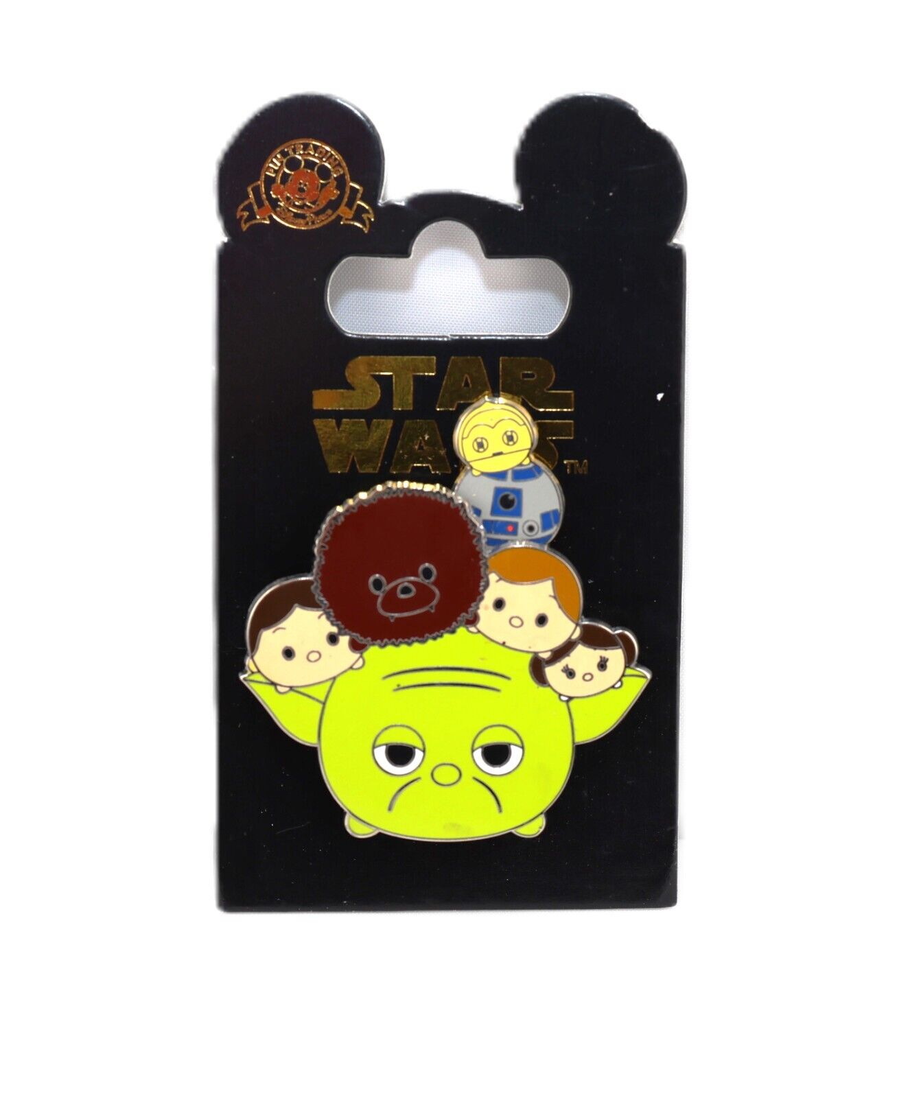 Disney Parks Tsum Tsum Slider Series - Star Wars Heroes Pin Badge (2017) MINT