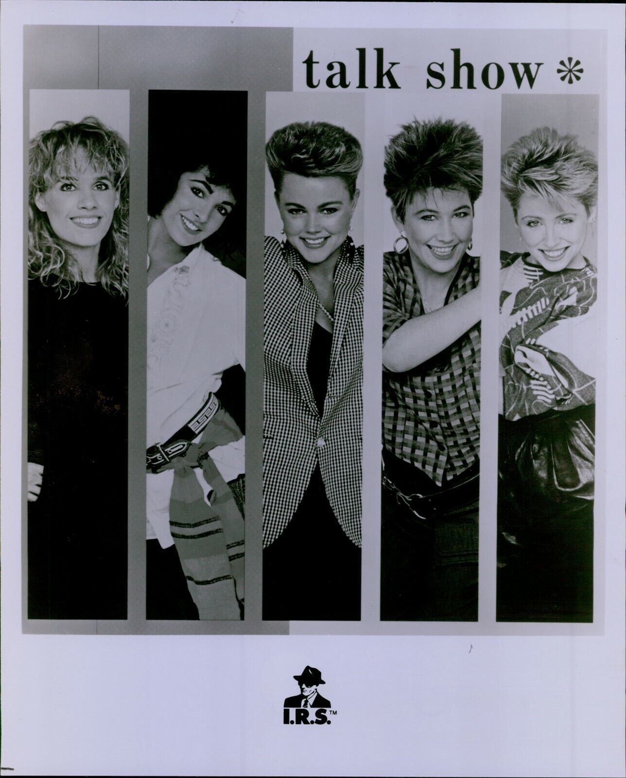 LG887 1980s Original Photo TALK SHOW Album Cover Art for THE GO-GO\'S Rock Band