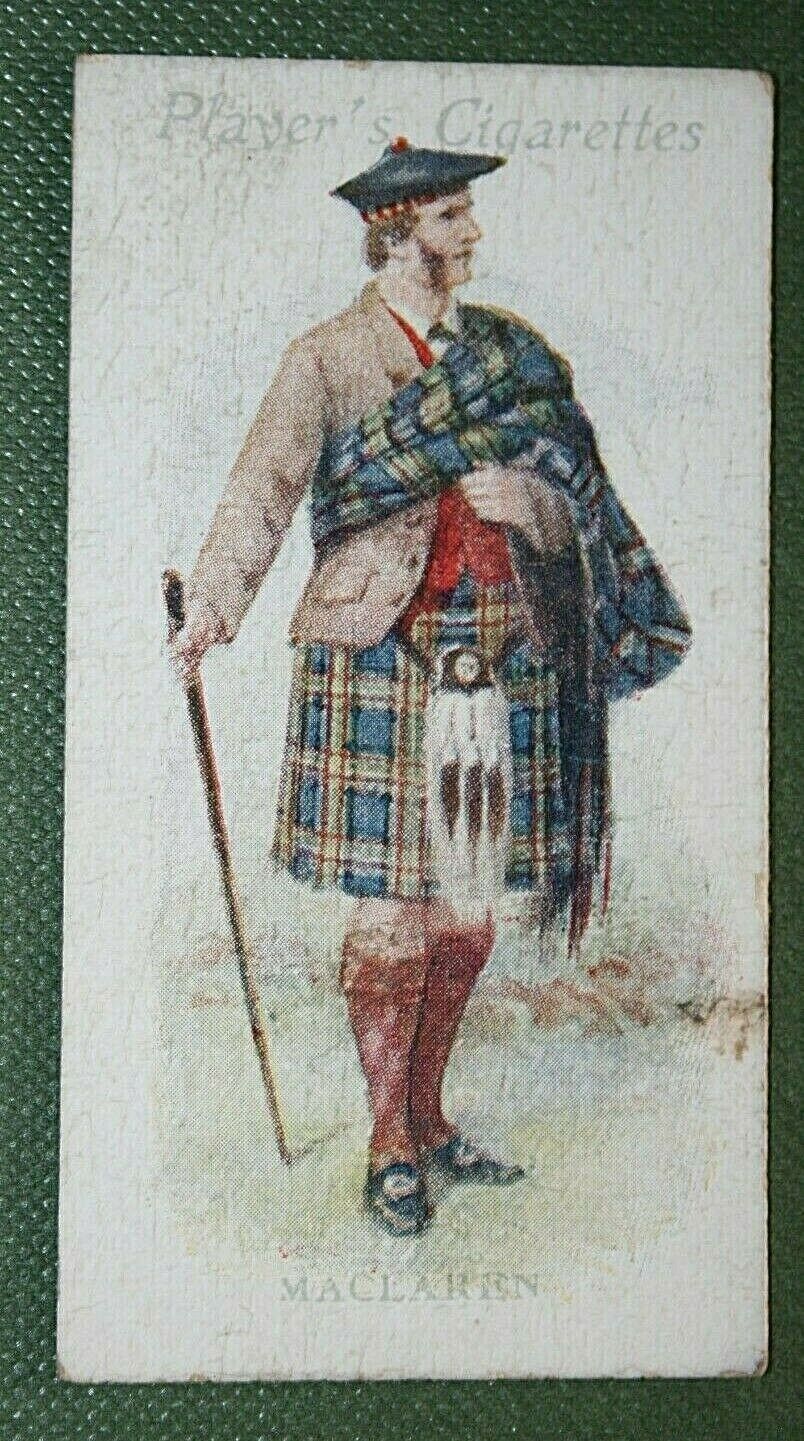 MACLAREN   Scottish Clan   Vintage 1908  Illustrated Card   