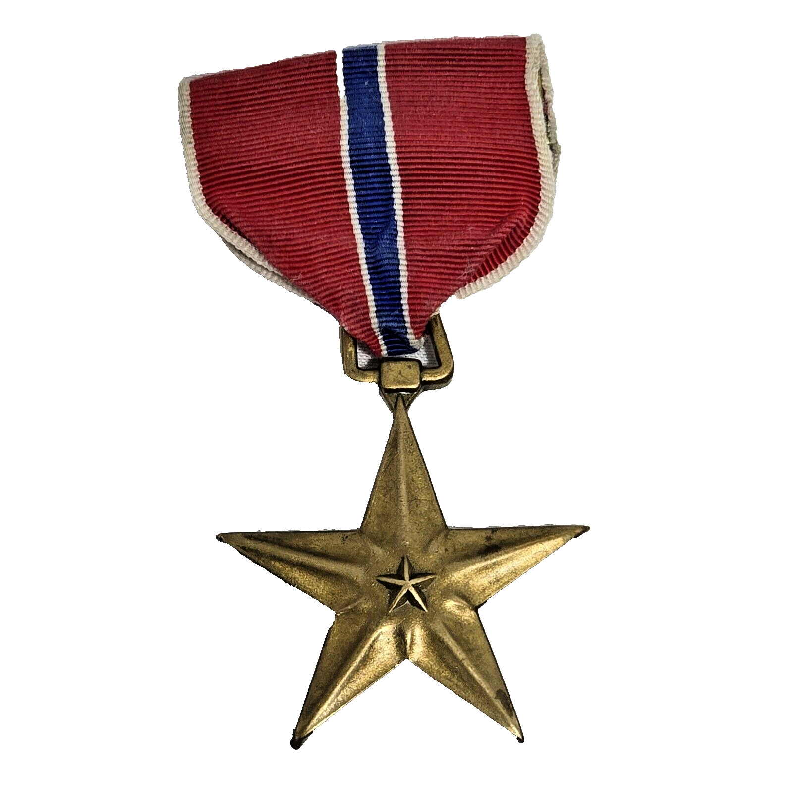Original Vintage U.S. Army Bronze Star Medal Ribbon