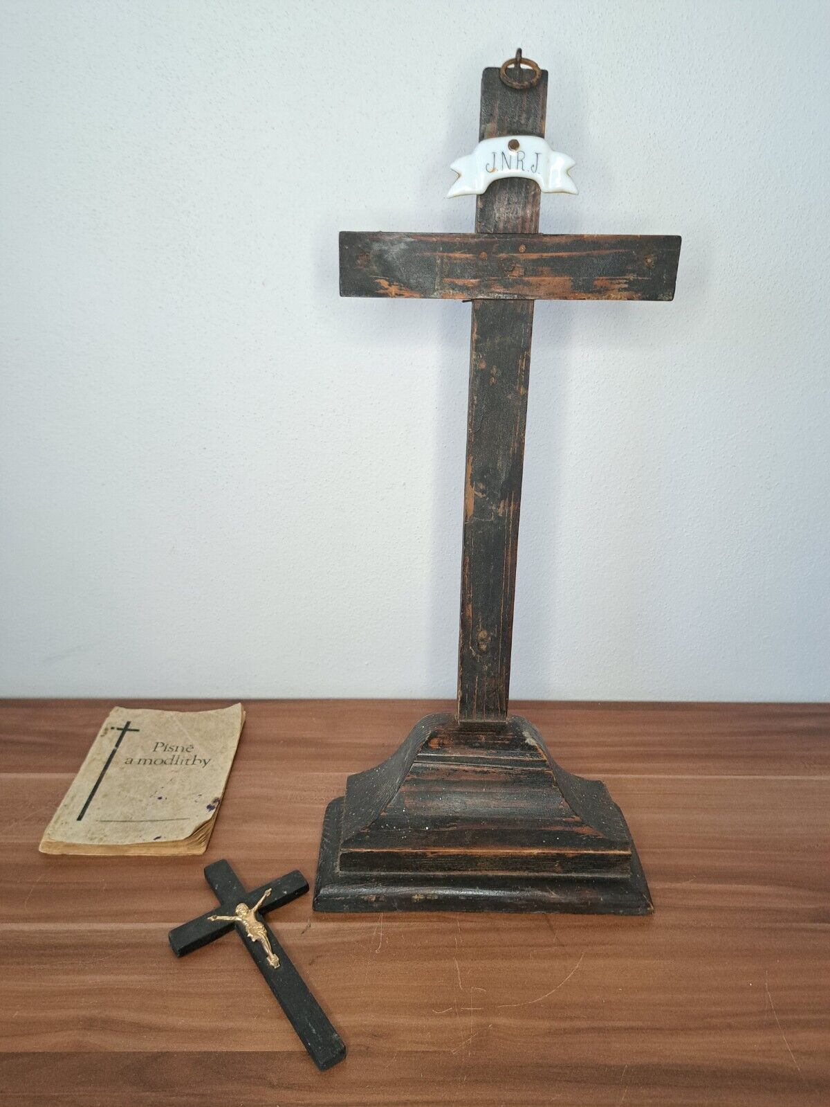 Two old Christian crosses