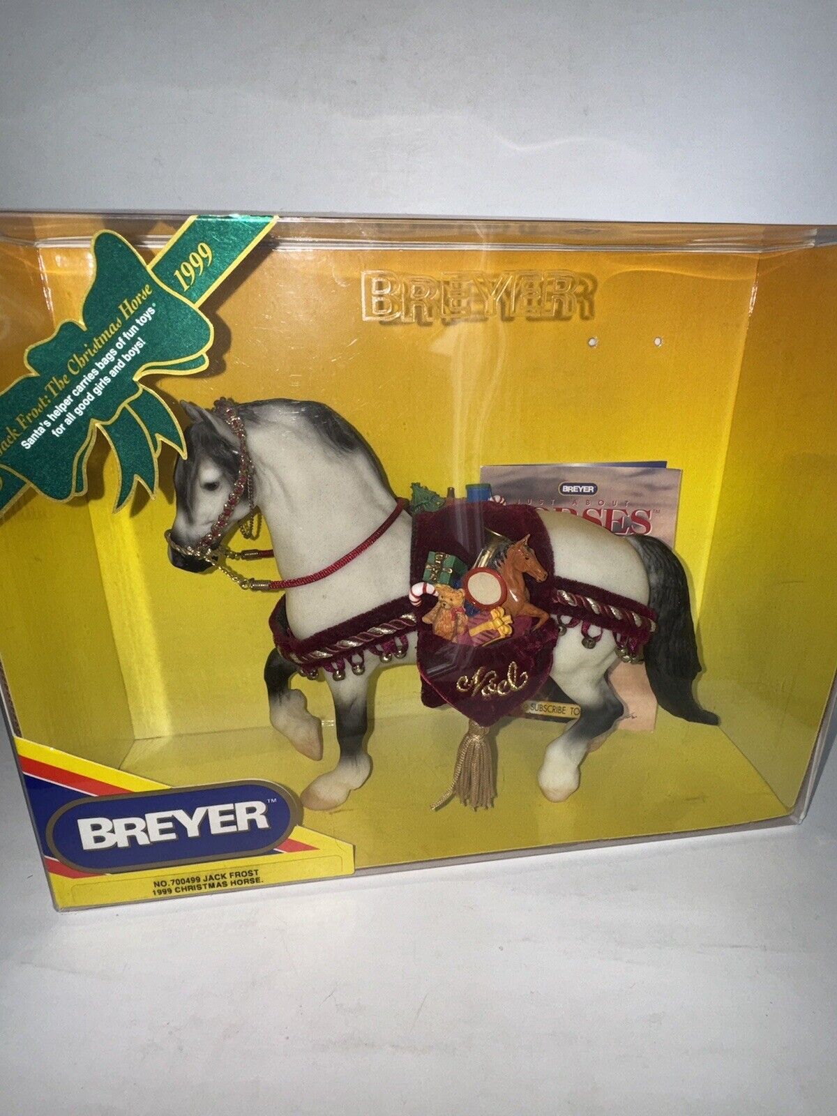 Breyer Holiday Horse: 1999 Jack Frost - with Box, Previously Removed~~ MINT