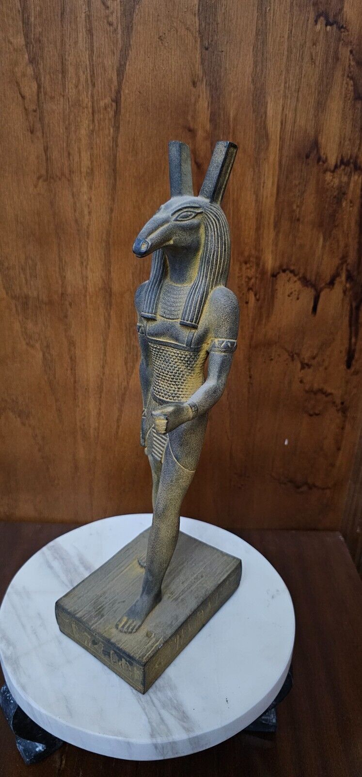 Egyptian God Seth Statue from Stone , Handmade Egyptian Statue