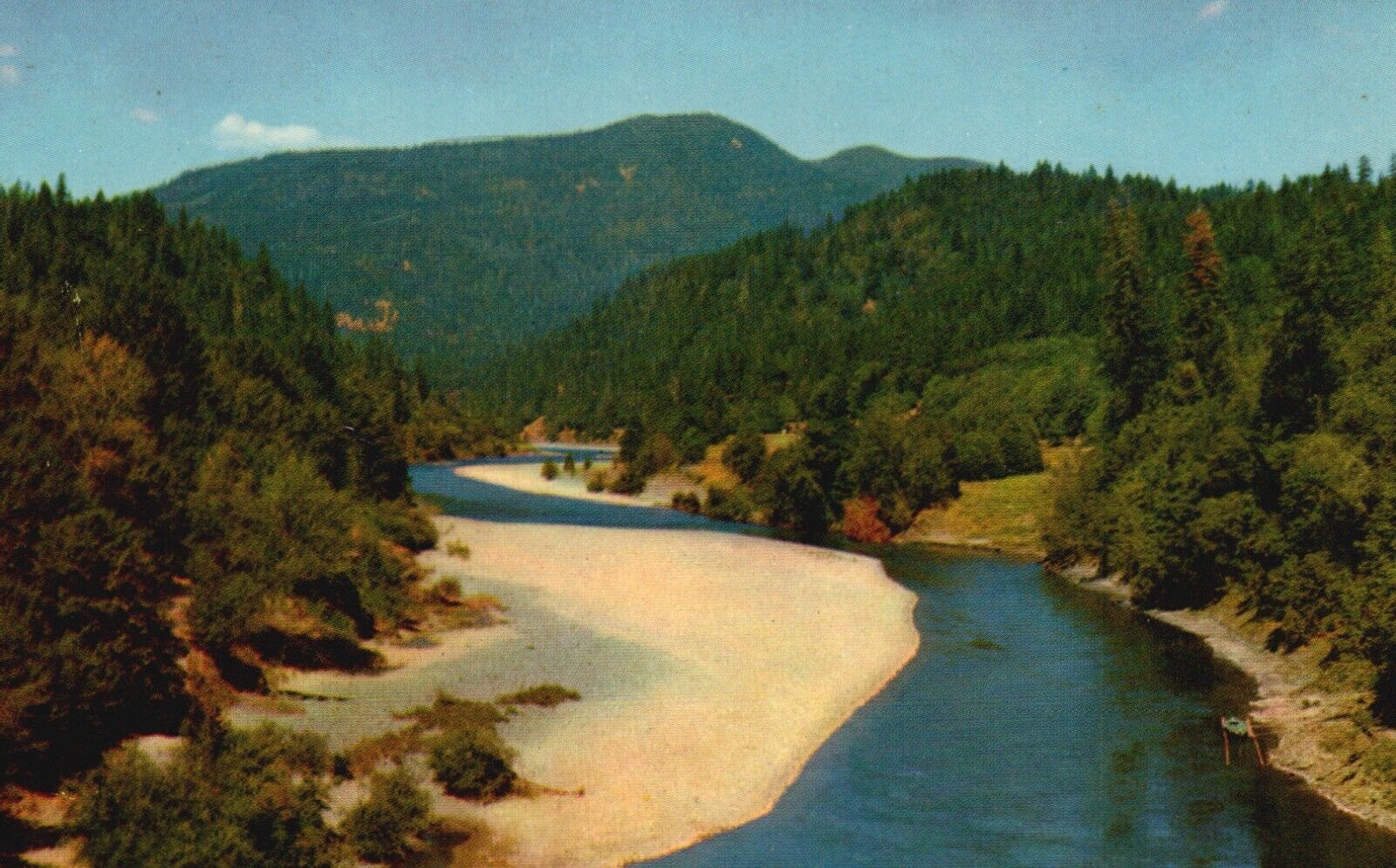 Postcard OR Rogue River Oregon Chrome Unposted Antique Vintage PC J6831