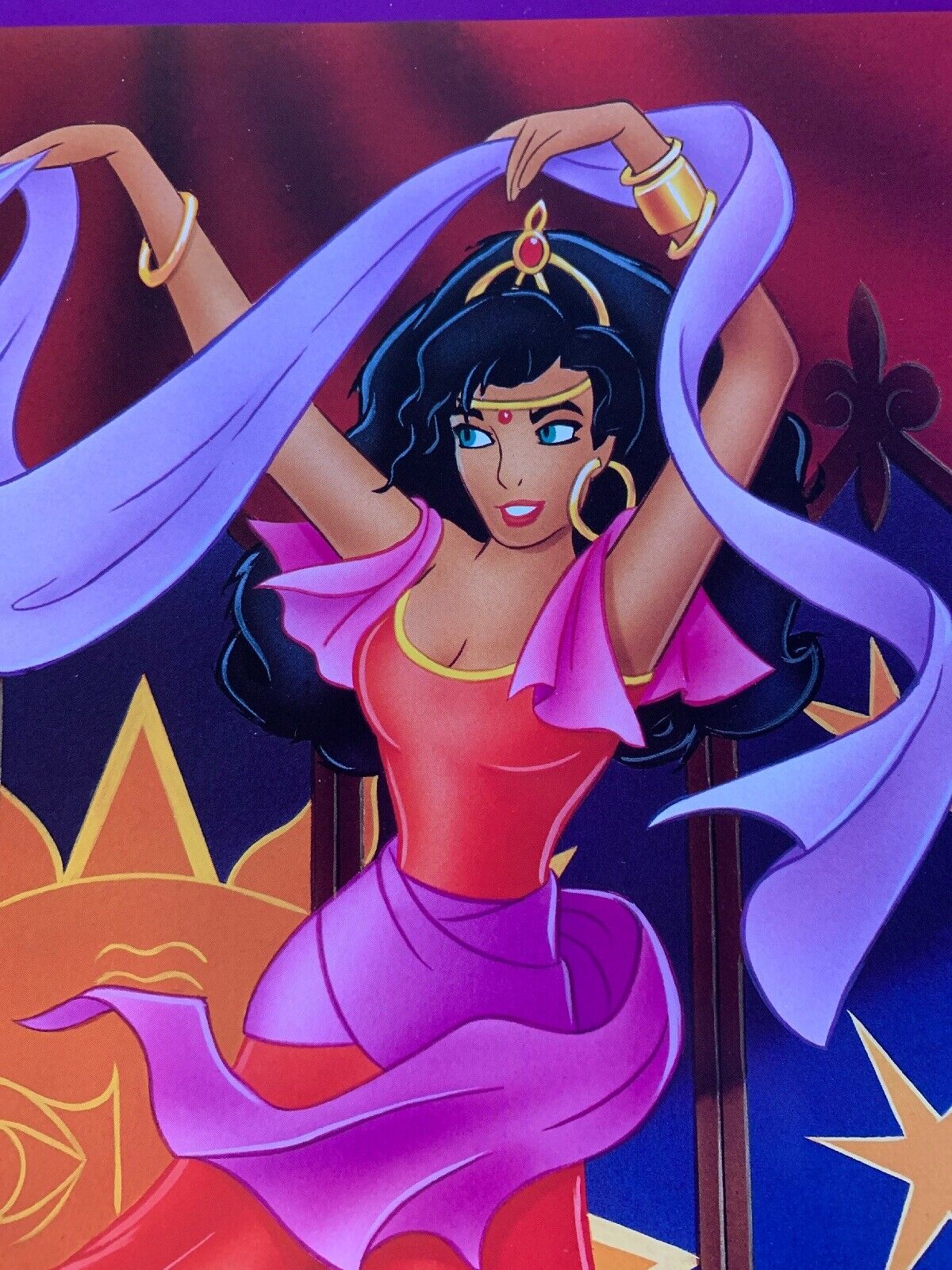 Disney Hunchback Of Notre Dame French Movie Poster Dancing Esmeralda