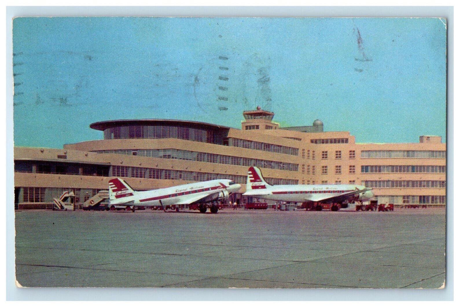 1953 Greater Pittsburgh Airport Pittsburgh Pennsylvania PA Postcard