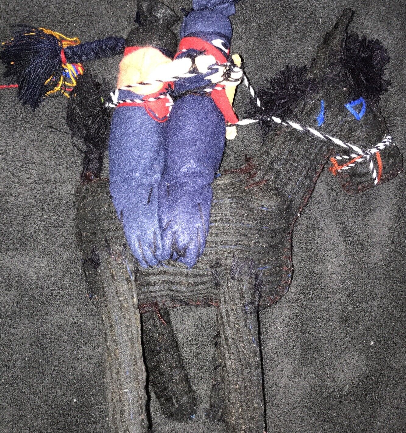 Zapatista Dolls Mexican Folk Art Figurine Freedom Warrior Fighters On Horse