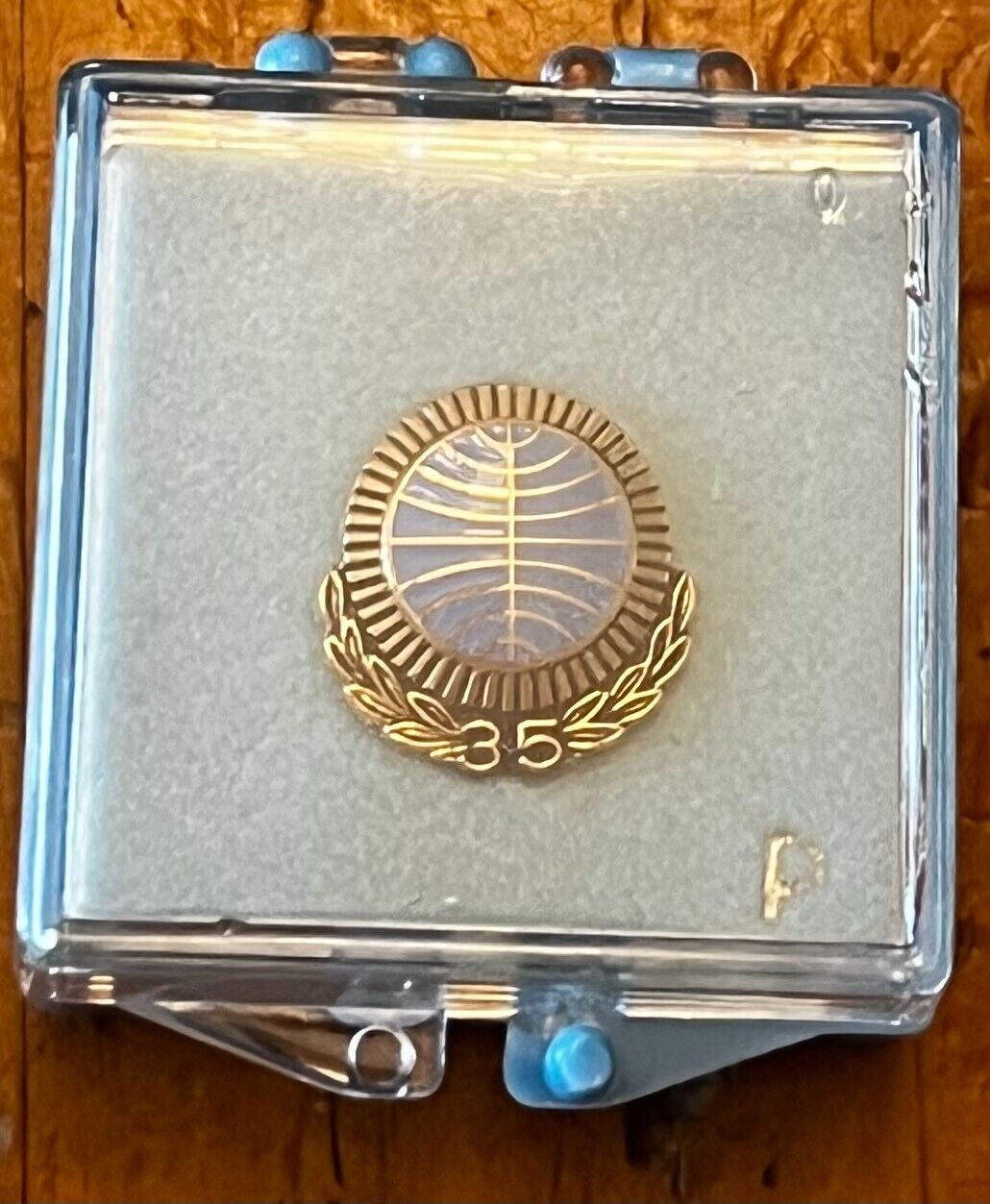 35 Year Pan Am Pins in Original Packaging